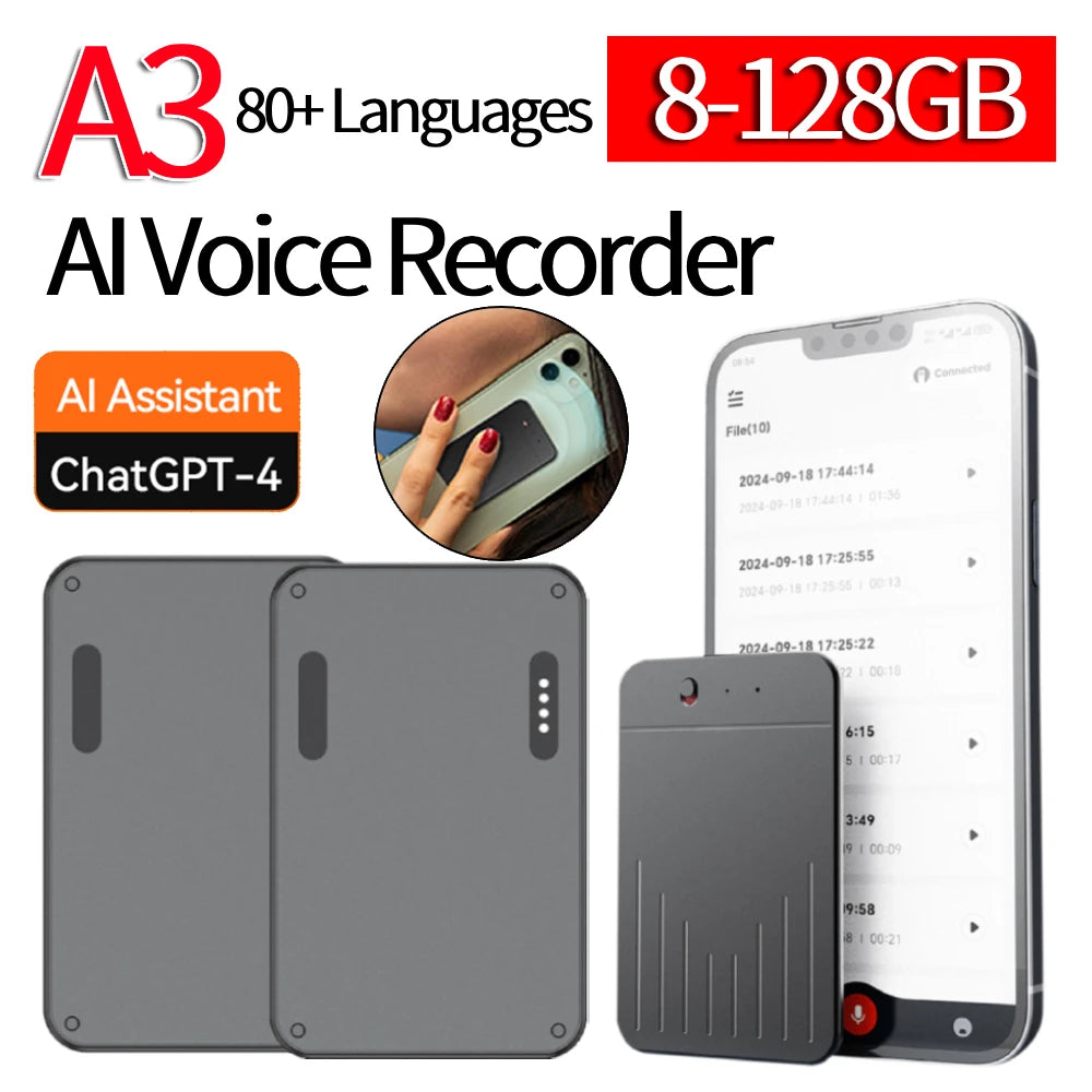 dirbtinio intelekto diktofonas