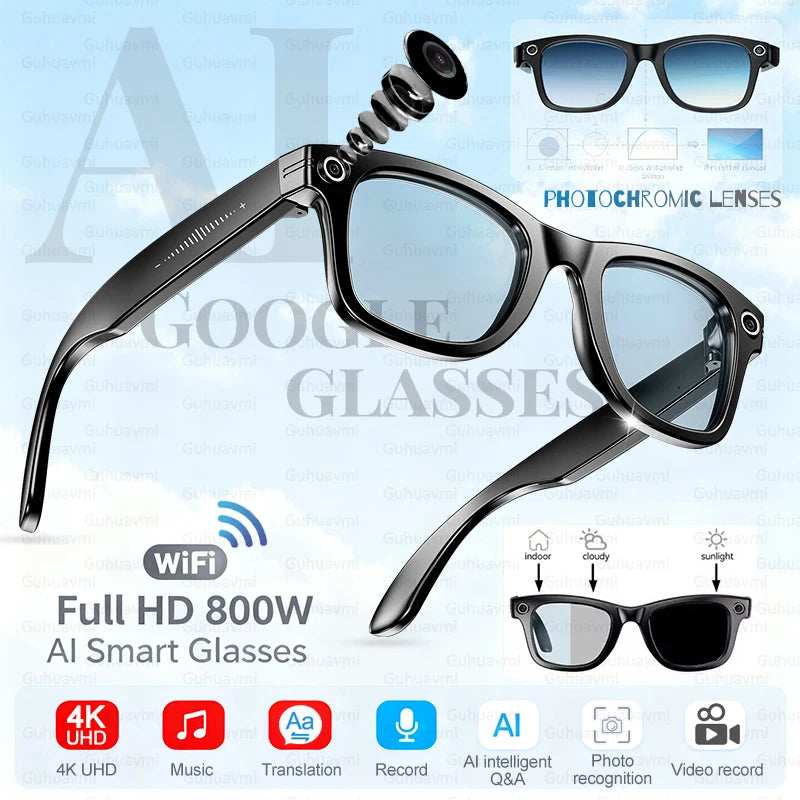 Dirbtinio intelekto filmavimo akiniai