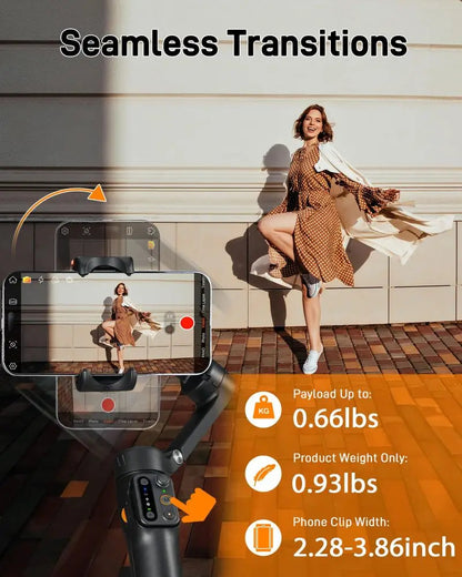 Hohem V3 Išmaniojo Telefono Stabilizatorius – Paverskite Savo Kadrus Profesionaliais!