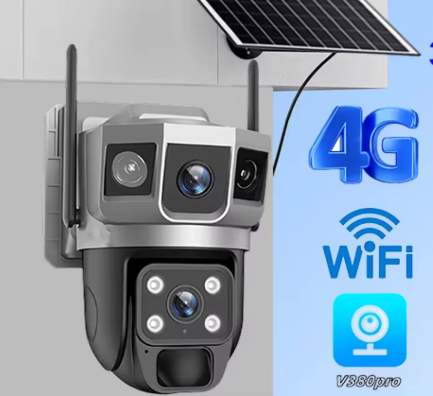 Belaidė vandeniui atspari Saulės baterijos Wifi Kamera su Signalizacija – Jūsų namų saugumui 24/7